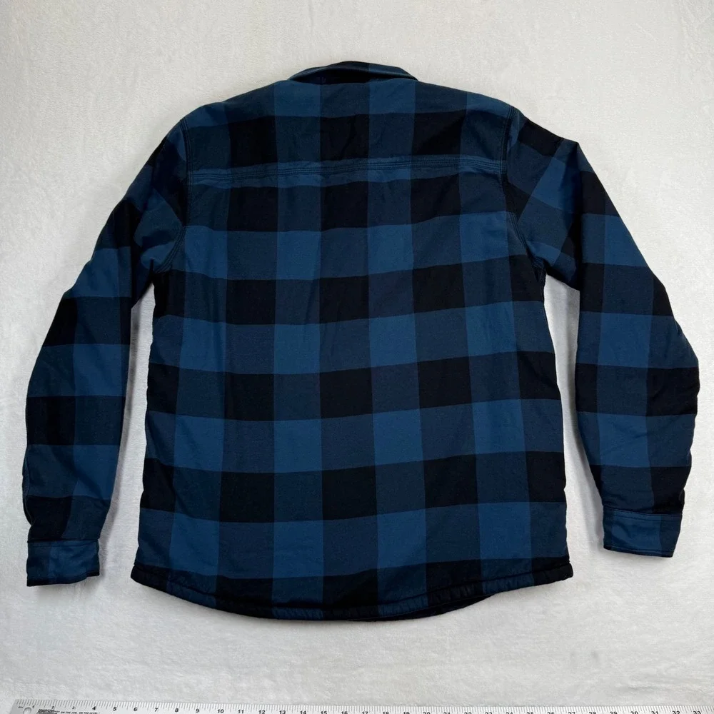 The‎ North Face Campfire shirt Jacket Shacket Buffalo Plaid Sherpa Flannel M